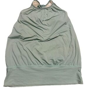 Lululemon Womens Shirt Active Size 6 Racer Back  Bra Green
